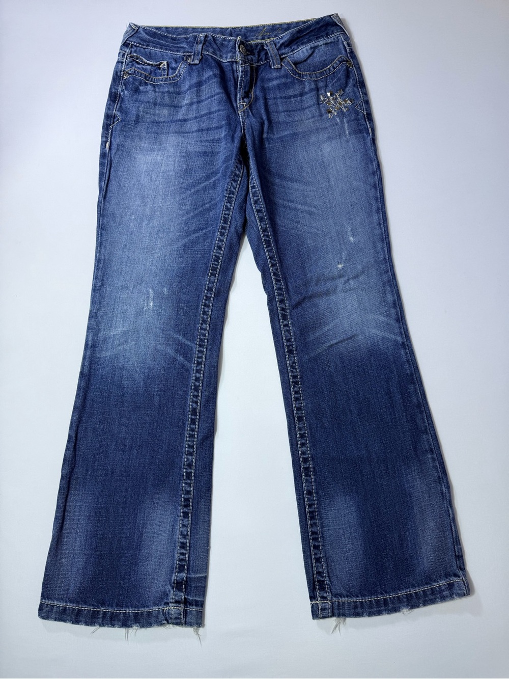 Ariat Women's Dark Blue Flare Boot Cut Jeans Size 30S